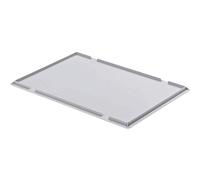 Couvercle pour boîte 600 x 400 mm Alutec 05090 gris (L x l) 400 mm x 600 mm 1 pc(s)