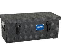 ALUTEC MÜNCHEN 41037BLACK Extreme 37 Boîte en aluminium (couleur noire, capacité 37 l, dimensions intérieures (L x l x H) 600 x 250 x 250 mm/dimensions extérieures (L x l x H) 622 x 275 x 270 mm