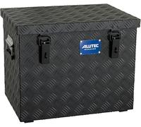 ALUTEC MÜNCHEN 41070BLACK Boîte en aluminium Extreme 70 (couleur noire, capacité 70 l, dimensions intérieures (L x l x H) 500 x 350 x 400 mm/dimensions extérieures (L x l x H) 522 x 375 x 420 mm