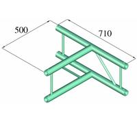 Alutruss BILOCK BQ2-PAT36V Traverse 2 points pièce en T 90 °