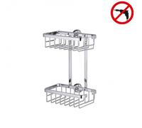 tesa 40211-00000-00 ALUXX Tablette salle de bain colle chrome (brillant)