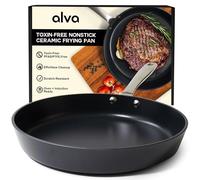 Alva Maestro Poêle à frire antiadhésive en céramique non toxique de 27,9 cm - Passe au four et à l'induction pour une cuisine saine - Durable, sans PFAS/PTFE, facile à nettoyer, répartition homogène