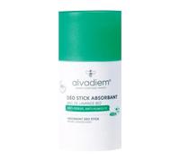 Alvadiem | Déo Stick Absorbant Miel de Lavande Bio | Protection 48h Anti-Humidité, Anti-Odeurs | Argile Absorbante, Prébiotiques | Sans Sels d'Aluminium, Peau Sensible | 50g