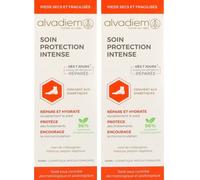 Alvadiem Soin Protection Intense, Crème podologique Pour La Peau 2x100 ml