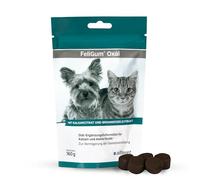 Alvafet FeliGum Oxal pour réduire la formation de calculs urinaires, complément alimentaire pour chats et petits chiens avec citrate de potassium, gouttes à mâcher 160 g