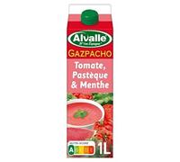 Alvalle Gazpacho - soupe froide de tomate, pasteque et menthe - La brique de 1L