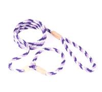 Alvalley en Nylon Laisse Lasso avec Butée de Sécurité pour Chien 8 mm x 1,8 m, l, Purple - White