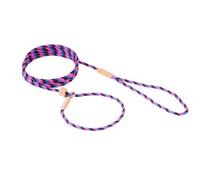 Alvalley en Nylon Laisse Lasso avec Butée de Sécurité pour Chiens 4 mm x 1,8 m, m, Black -Pink - Blue