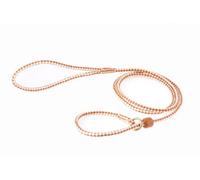 Alvalley Laisse Lasso en Corde Tressée avec Butée de Sécurité pour Chiens 1,2 m - Medium, m, Tan -White