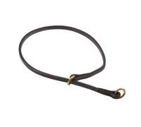 Alvalley Plat Collier Semi-étrangleur pour Chien Épaisseur 3/16 en X Large 20 en, Thickness 3/16 in x Large 20 in, Noir