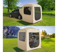 Alvantor Pop Up Screen House, 4 in 1 Outdoor Camping Tent,6'x6'Screen Room with Mosquito Netting &Waterproof PVC, SUV Tent with Carry Bag, Instant UV Resistant Sun Shelter for Garden, Patio, Backyard