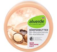 alverde NATURKOSMETIK Beurre Corps Noix de Macadamia Beurre de Karité 200 ml
