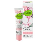 alverde NATURKOSMETIK Crème contour des yeux à la rose sauvage 15 ml végétalien et sans huiles minérales ni génie génétique