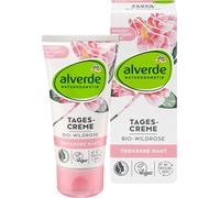alverde NATURKOSMETIK Crème de jour rose sauvage bio - 50 ml