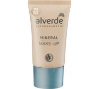 alverde NATURKOSMETIK Fond de teint minéral doré miel 07 30 ml