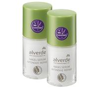 alverde NATURKOSMETIK Lot de 2 flacons de sérum réparateur intensif à la lavande biologique, 10 ml