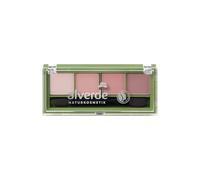 alverde NATURKOSMETIK Palette de fards à paupières Quattro 50 Rose Garden 4,4 g