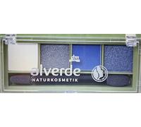 alverde NATURKOSMETIK Quattro 99 Palette de fards à paupières Bleu denim 4 g