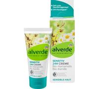 alverde Soin de jour naturel pour peaux sensibles 24h - Crème à l'hamamélis à la camomille - 50 ml