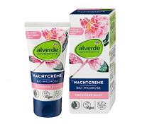 Alverde Wild-Rose Moisturizing Night Face-Cream - Helps Regenerate Skin & Restore Radiance - 50ml - (Not Tested on Animals) by Alverde Natural Cosmetic