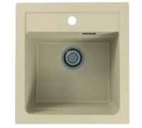 Alveus Atrox évier en granit 50x47 cm beige 1131987