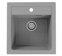 Alveus Atrox évier en granit 50x47 cm gris/graphite/onyx 1131989