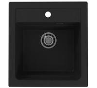 Alveus Atrox évier en granit 50x47 cm noir 1131990