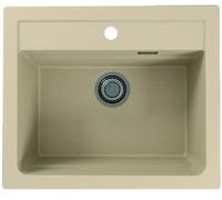 Alveus Atrox évier en granit 59x50 cm beige 1131993
