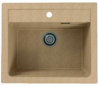 Alveus Atrox évier en granit 59x50 cm beige 1131994