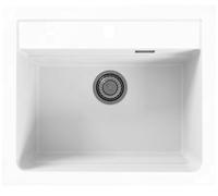 Alveus Atrox évier en granit 59x50 cm blanc 1131991