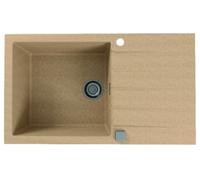 Alveus Cadit évier en granit 86x50 cm beige 1132029