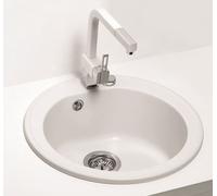 Alveus Niagara évier en granit 51x51 cm blanc 1121111