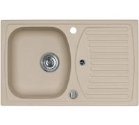 Alveus Record évier en granit 78x48 cm beige 1115055