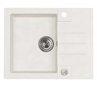 Alveus Rock évier en granit 59.5x47.5 cm blanc 1213011