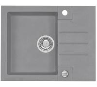 Alveus Rock évier en granit 59.5x47.5 cm gris/graphite/onyx 1213081