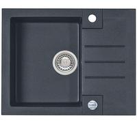 Alveus Rock évier en granit 59.5x47.5 cm noir 4213005
