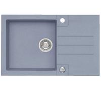 Alveus Rock évier en granit 78x48 cm gris/graphite/onyx 4203004