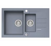 Alveus Rock évier en granit 78x48 cm gris/graphite/onyx 4217004