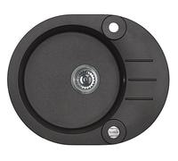 Alveus Rock'n'Roll évier en granit 59.5x47.5 cm noir 1214091