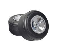 AlveyTech Lot de 2 roues de dérive arrière pour tricycle Drift à pédale Razor DXT - Paire de roues de rechange de 25,4 cm avec pneus lisses pour modèle de tricycle Power DXT non électrique uniquement