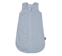 Alvi® Gigoteuse bébé mousseline uni bleu TOG 0.5 - Gr. 90 cm