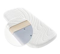 Alvi Matelas Nacelle 75x33 cm, Matelas Couffin avec Housse en Tencel & Dry Anti-Humidité et Lavable, Rembourrage 3D Respirant, Hypoallergénique, Testé OekoTex