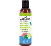 alviana Naturkosmetik Gel Douche "Feel Fresh" Citron Vert Bio & Menthe Bio - 250 ml
