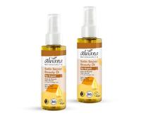 Alviana Satin Secret Beauty Oil Lot de 2 flacons d'huile hydratante de luxe pour le corps, le visage, les cheveux et les ongles, avec des huiles d'argan bio et d'amande | Produit naturel certifié