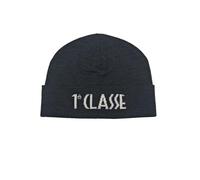 ALVIERO MARTINI 1a CLASSE Chapeau en laine avec logo sur le devant, 0020 Charcoal Grey, Bonnet