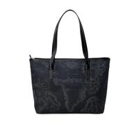 Alviero Martini 1a Classe - Élégant sac à main en cuir avec composition mixte - Femme - Sacs - Noir - Taille: ONE Size