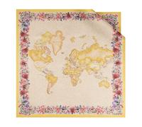Alviero Martini 1a Classe - Foulard 90x90 - Femme - Accessoires - Beige - Taille: ONE Size