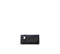 Alviero Martini 1a Classe - Portefeuille Classique en Cuir Noir à Fermeture Éclair - Homme - Accessoires - Noir - Taille: ONE Size