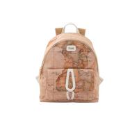 Alviero Martini Sac à dos Geo Classic – toile PVC enduite, bandoulière réglable, 31×20×7 cm, 4,3 L