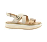 Alviero Martini 1a Classe - Sandales Plates - Femme - Chaussures - Beige - Taille: 36 EU